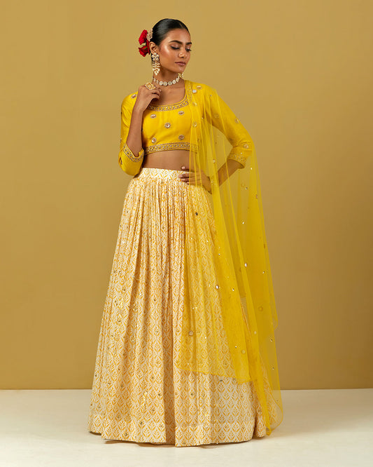 Women Wearing Yellow Dupatta