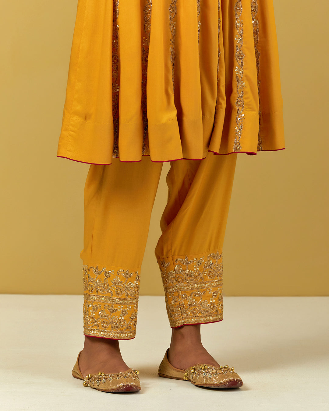 Women Wearing Yellow Pants