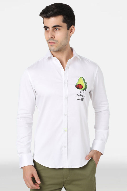 Men Wearing White Shirt.