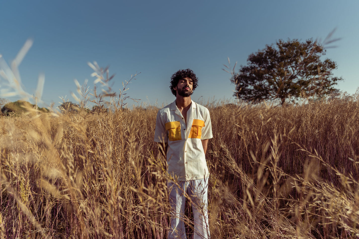 MENS YELLOW FELLOW SHIRT