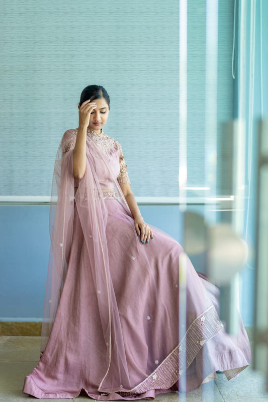 Women wearing Pink dress