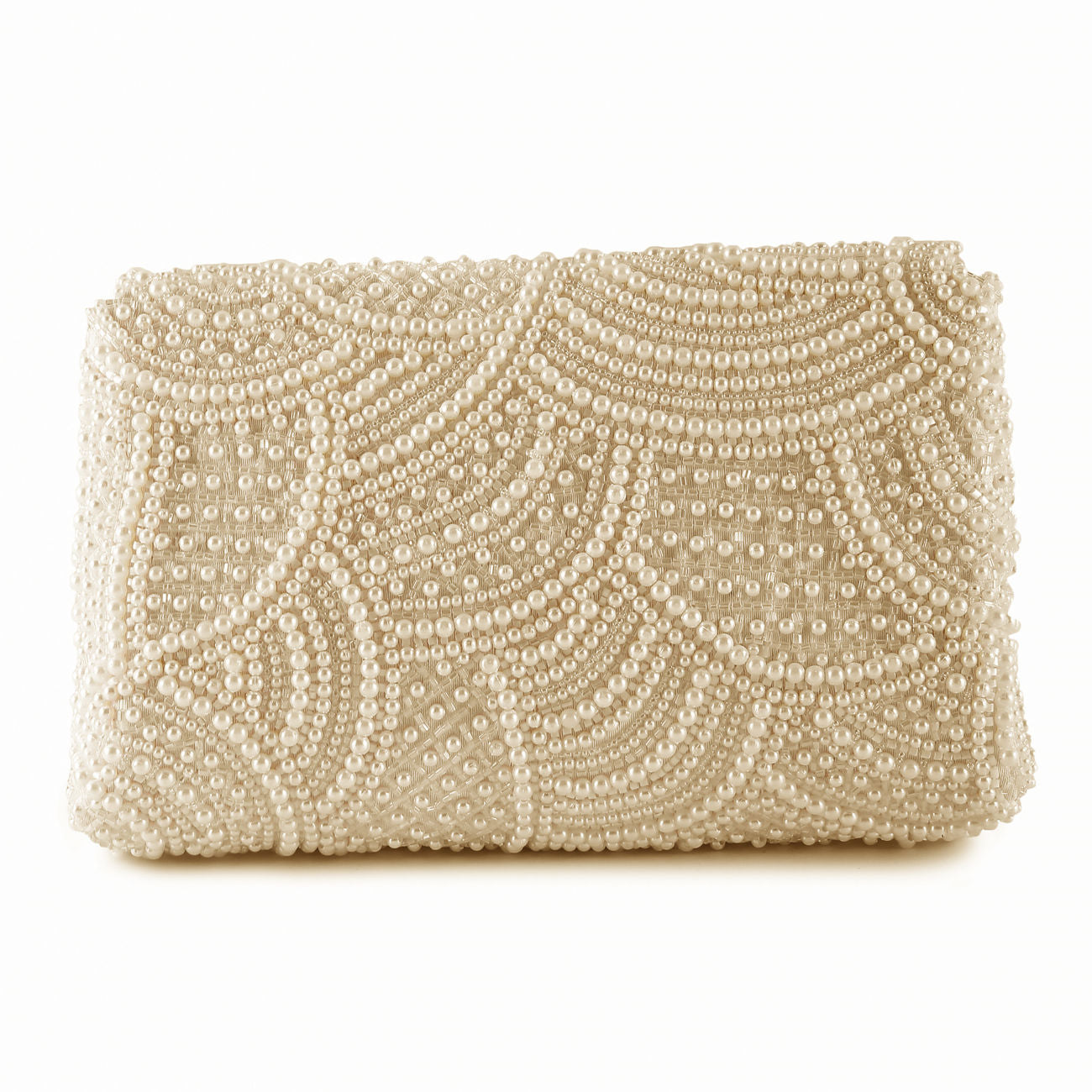 All pearl beauty clutch