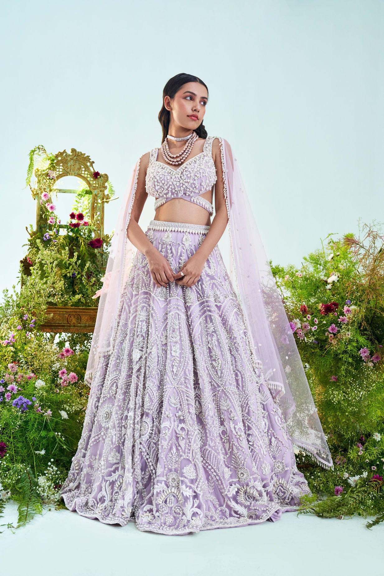 Womens Ruby Lehenga