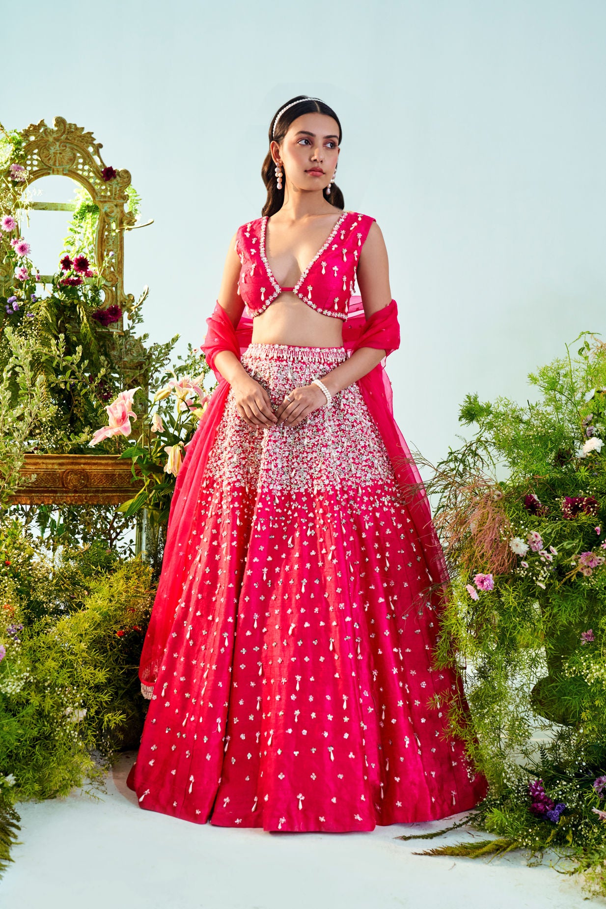 Womens Iris Lehenga