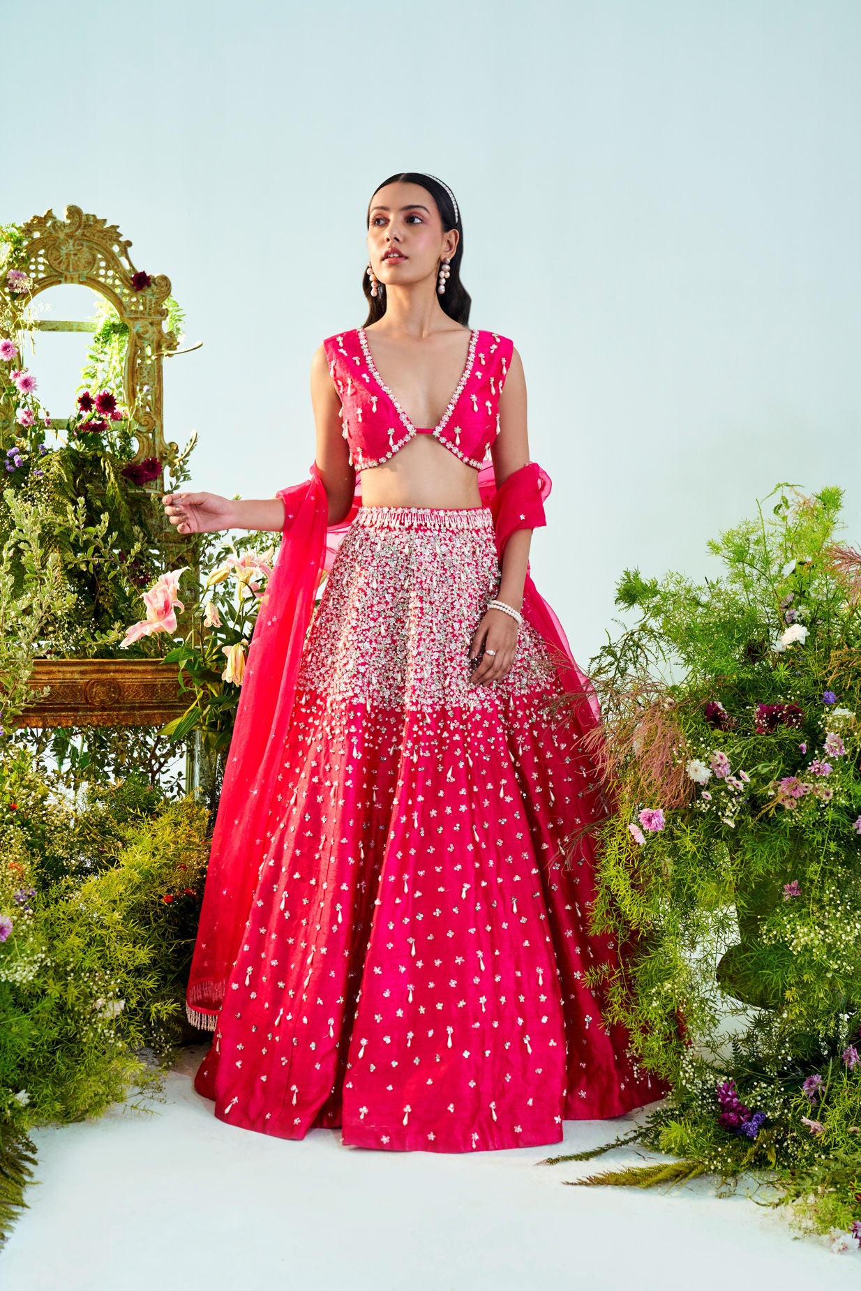 Womens Iris Lehenga