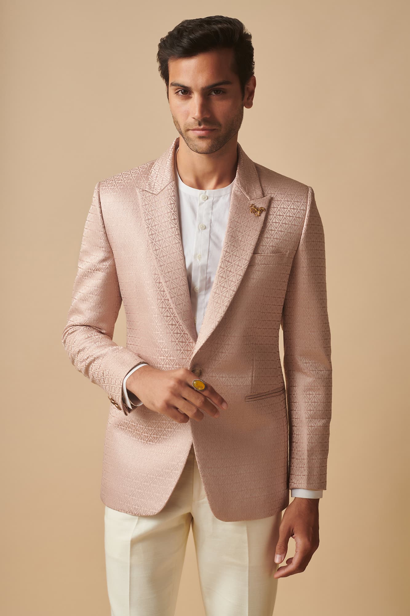 Express Men | Classic Pink Ponte Knit Suit Pant in Iced Mauve | Express  Style Trial